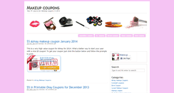 Desktop Screenshot of makeupcouponsite.com